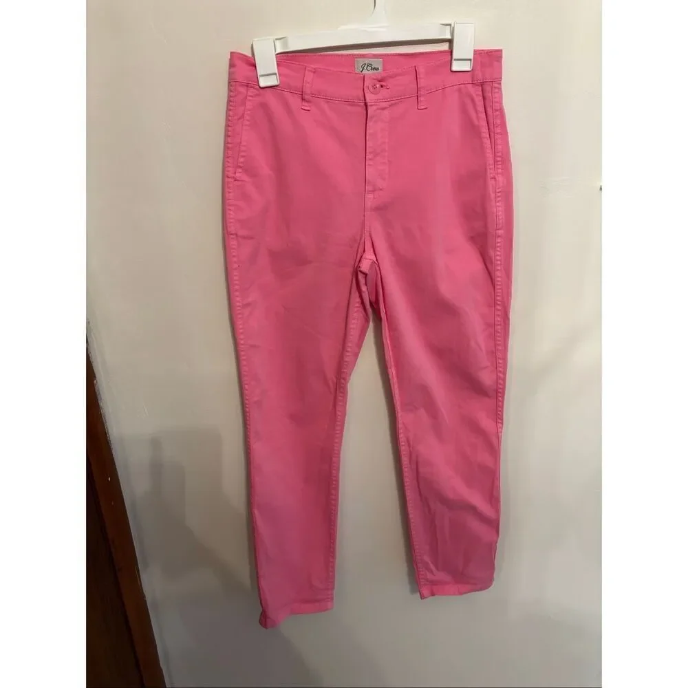 Pink J.Crew Size 26 Vintage Straight Pants – New Without Tags